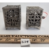 Image 1 : LOT OF 2 - CAST COIN DEPOSIT SAFES