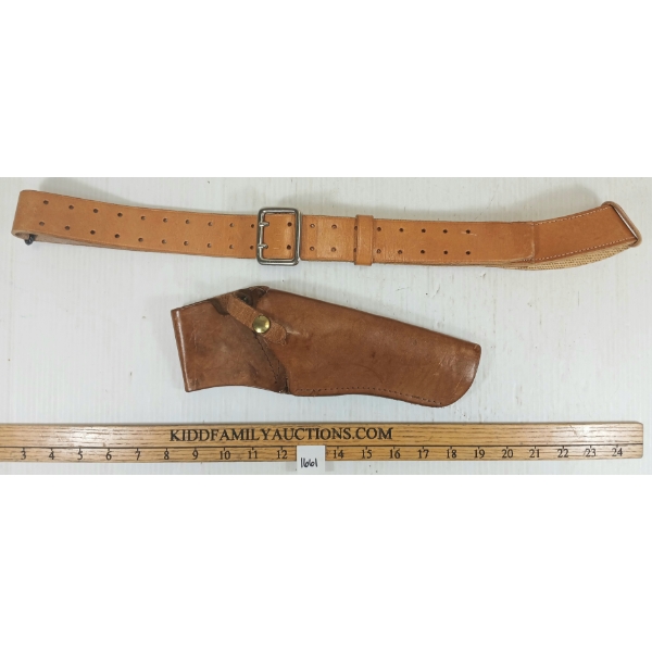 LOT OF 2 - HOLSTER & RIFLE SLING