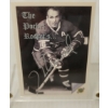 Image 5 : 1972 NHL MONTREAL CANADIENS HENRI "POCKET ROCKET" RICHARD HOCKEY CARD & PUCK W/ PLAQUE - SIGNED