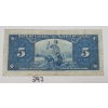 Image 2 : 1937 CDN $5 BANKNOTE