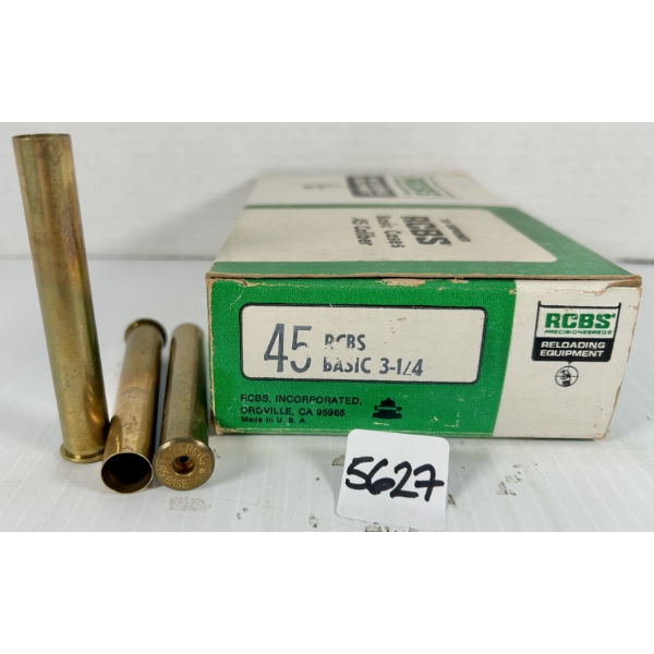 BRASS: 20X RCBS .45 BASIC 3-1/4