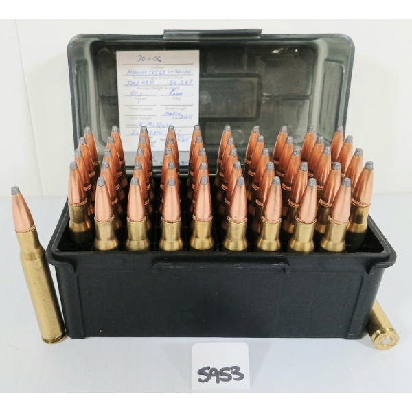 AMMO: 50X MIXED .30-06 SPRG - 165GR - INTERLOK - RELOADS