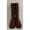 Image 2 : PAIR OF MEN'S SQUARE TOE BROWN SUEDE BOOTS