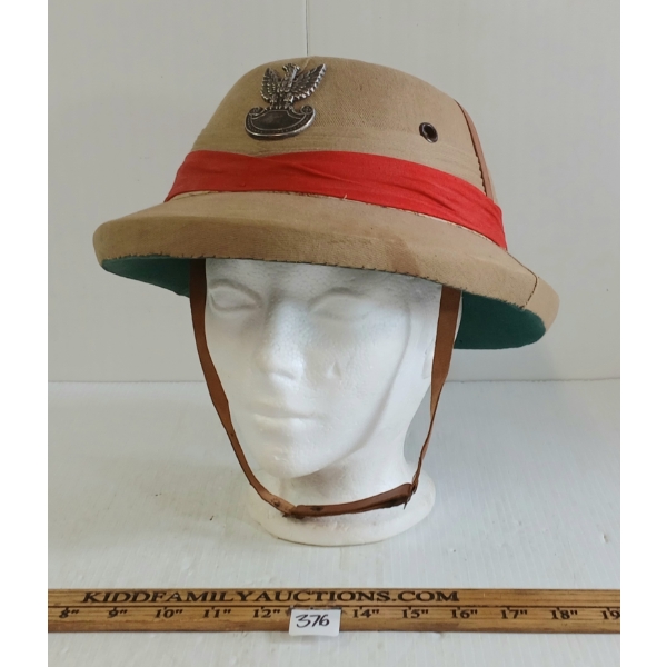 POLISH POLICE PITH HELMET