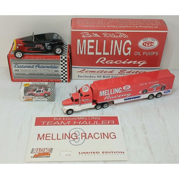 LOT OF 2 - RACING COLLECTIBLES & LIBERTY DIECAST #9 MELLING RACING & BAD BOYS OF BONNEVILLE SETS