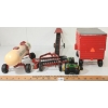 Image 4 : LOT OF 5 - FARM IMPLEMENTS INCL HAY RAKE, ELEVATOR & JOHN DEERE RIDING MOWER