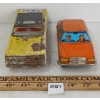 Image 3 : LOT OF 2 - TIN FRICTION YELLOW CAB & CAR 