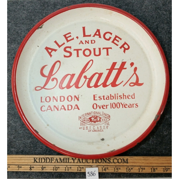 LABATT'S PORCELAIN TRAY