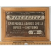 Image 1 : "ASK FOR WINCHESTER" FRAMED SIGN - PAINTED LETTERING ON CORK
