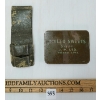 Image 1 : LOT OF 2 - 1943 BOILED SWEETS RATION TIN & BAYONET FROG