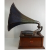 Image 3 : CHANTAL PHONOGRAPH RECORD PLAYER W/ FLOWER HORN