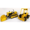 Image 1 : LOT OF 2 - TONKA FORKLIFT & TRENCHER - PRESSED STEEL