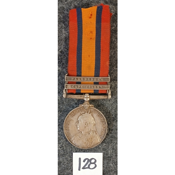 SOUTH AFRICAN SECOND BOER WAR MEDAL - 3286 PTE. J. BETHELL, 2ND HAMPS: REGT.