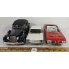 Image 2 : LOT OF 3 - SUN STAR DIECAST 1963 CORVAIR, SIGNATURE 1970 DODGE CORONET R/T & SIG. 1938 CADILLAC 
