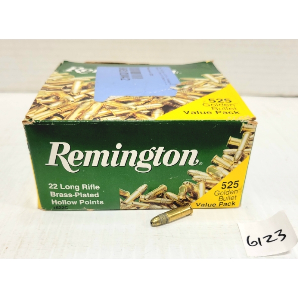 AMMO: 525X REMINGTON .22 LR 36 GR HP