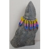 Image 2 : WOMAN - SIGNED - STONE & BEADS