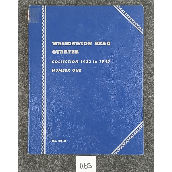 1934-1945 WASHINGTON HEAD SILVER QUARTERS BOOKLET