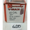 Image 1 : BULLETS: 100X HORNADY V-MAX .22CAL - 40GR
