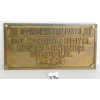 Image 1 : 1913 THE DOMINION NATURAL GAS CO. BRASS PLAQUE