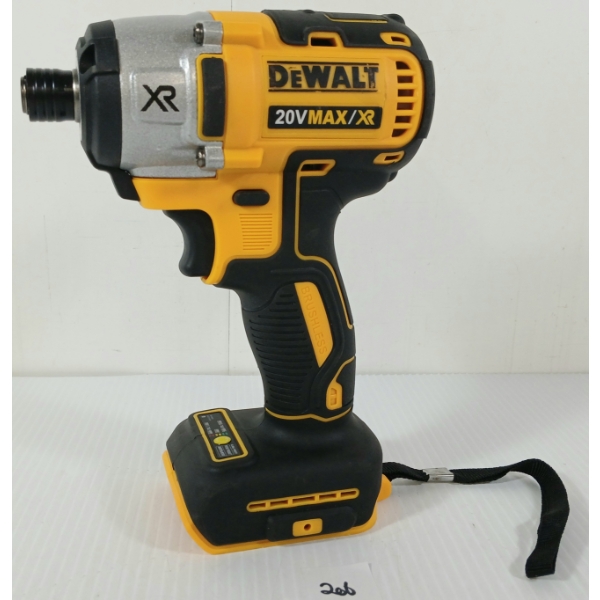 DEWALT 20V BATTERY OP 1/4" IMPACT DRIVER
