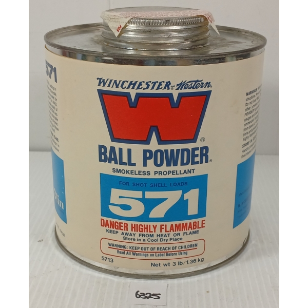 POWDER: WINCHESTER-WESTERN NO. 571 BALL SMOKELESS POWDER - 3LB