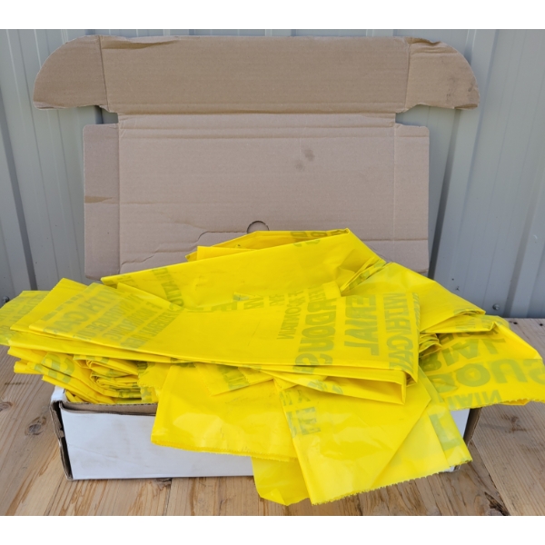 QTY OF TRASH LINERS 12-16G