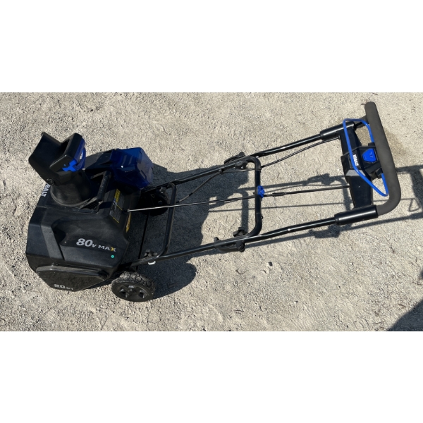 KOBALT 80V SNOW THROWER W/ BATTERY