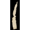 Image 6 : HUMANS, WALRUS & BIRD TOTEM BY UNKNOWN ARTIST - BONE