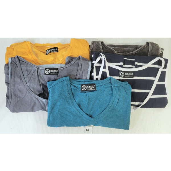 LOT OF 5 - ALLDAY MEN'S MEDIUM SHIRTS 