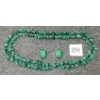 Image 1 : LOT OF 2 - MALACHITE BEADED NECKLACE & STERLING EARRINGS