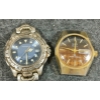 Image 2 : LOT OF 2 - MEN'S PERRY ELLIS WRISTWATCH & SEIKO WATCH FACE