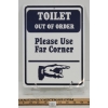 Image 1 : TOILET OUT OF ORDER SST SIGN