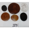 Image 2 : LOT OF 6 - 19TH CENTURY GLASS INTAGLIOS 