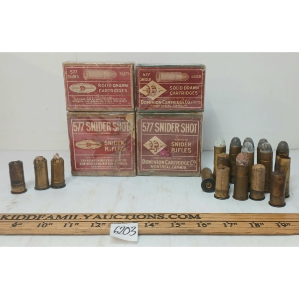 AMMO: 17X DOMINION .57SNIDER