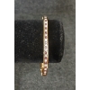 Image 1 : JACKIE ORR GOLD TONED RHINESTONE BANGLE