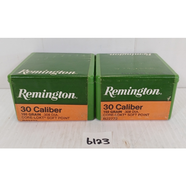 BULLETS: 200X REMINGTON .30 - 150GR - SP - SEALED 
