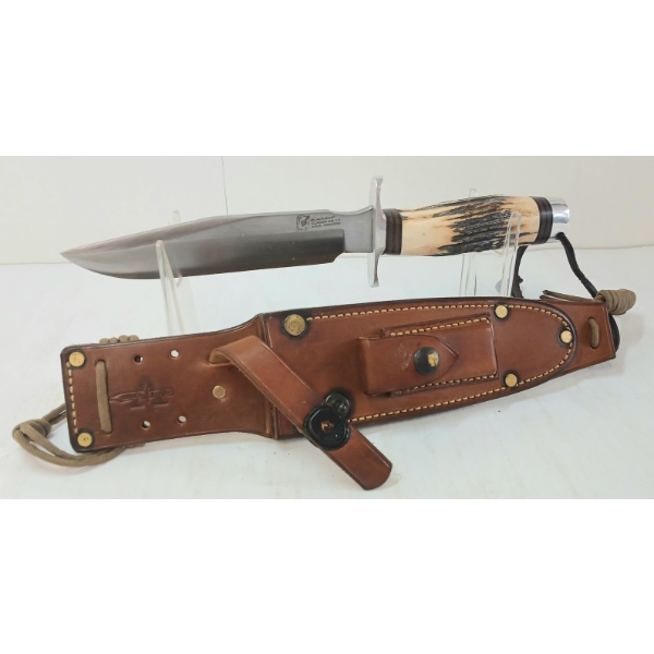 BLACKJACK CALSSIC NO. 1-7 KNIFE W/ LEATHER SHEATH