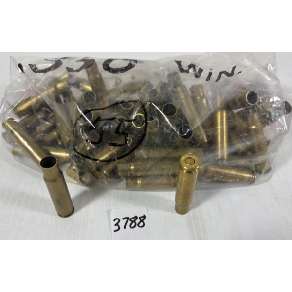 BRASS: 55 X W-W 358 ONCE FIRED - PRIMED