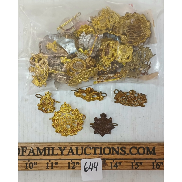 QTY OF CDN BADGES & PINS