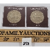 Image 1 : LOT OF 2 - 1977 NEW ZEALAND $1 SILVER COINS