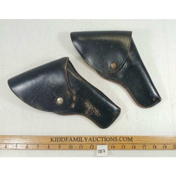 LOT OF 2 - LEATHER HOLSTERS