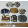 Image 1 : LOT OF 7 - BELT BUCKLES - BROWNING, S&W, BOW HUNTING, ETC