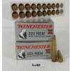 Image 1 : AMMO: 40X WINCHESTER SUPER X .222 REM - 50GR - PSP