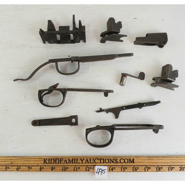 LOT OF 10 - MISC FIREARM PARTS - INCL BRITISH BROAD ARROW