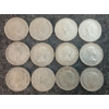 Image 2 : LOT OF 12 - 1943-1966 CDN 10 CENT COINS