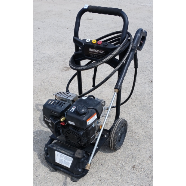 SIMONIZ 6.5HP PRESSURE WASHER 