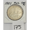1951 CDN SILVER DOLLAR