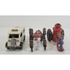 Image 3 : LOT OF 2 - CAST IRON HORSE DRAWN FIRE WAGON & MIMIC TOYS TIN FRICTION AMBULANCE 