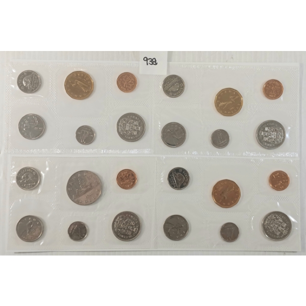 LOT OF 4 - 1985 & 1990-1992 RCM PROOF SETS