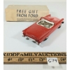 Image 3 : 1957 FORD THUNDERBIRD FRICTION POWERED MODEL W/ BOX
